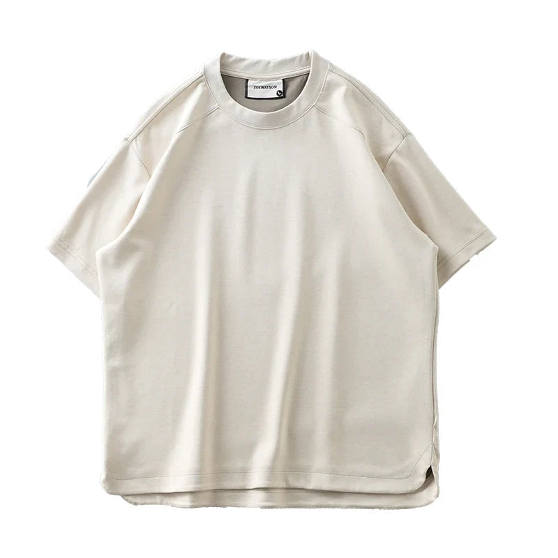 Modal Fabric T Shirts for Men 2025 Summer New Coolness Quick-Drying Shorts-Sleeve Tops Oversized Men's Clothing