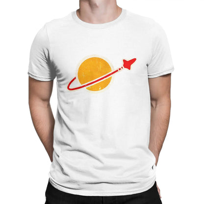Classic Spaceman Vintage Lego space T Shirts for Men 100% Cotton Novelty T-Shirts Round Collar  Tee Shirt Short Sleeve Clothes