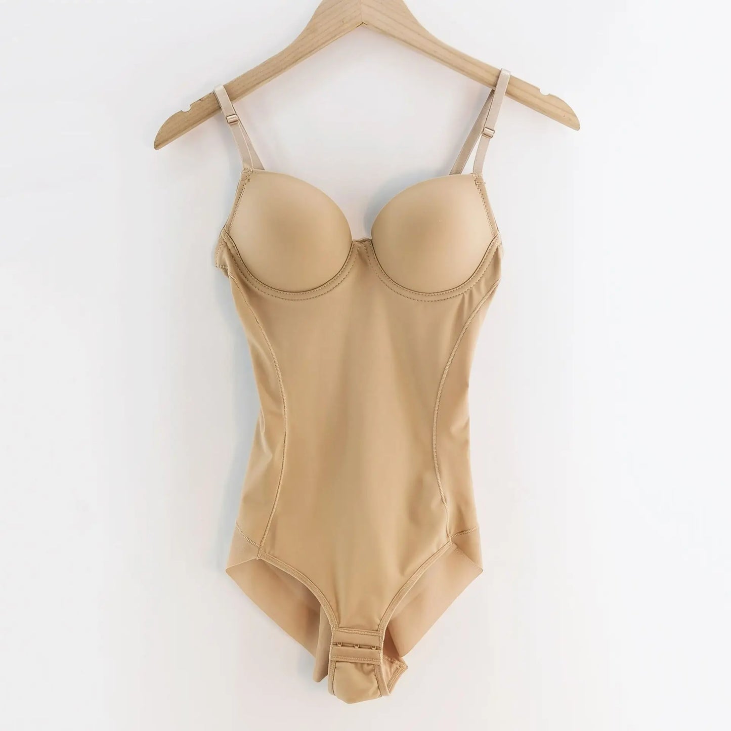 Underwire Wine Bodysuit Women Shapers Stretch Solid Color Silky Underwear Shapewear Body Shaper