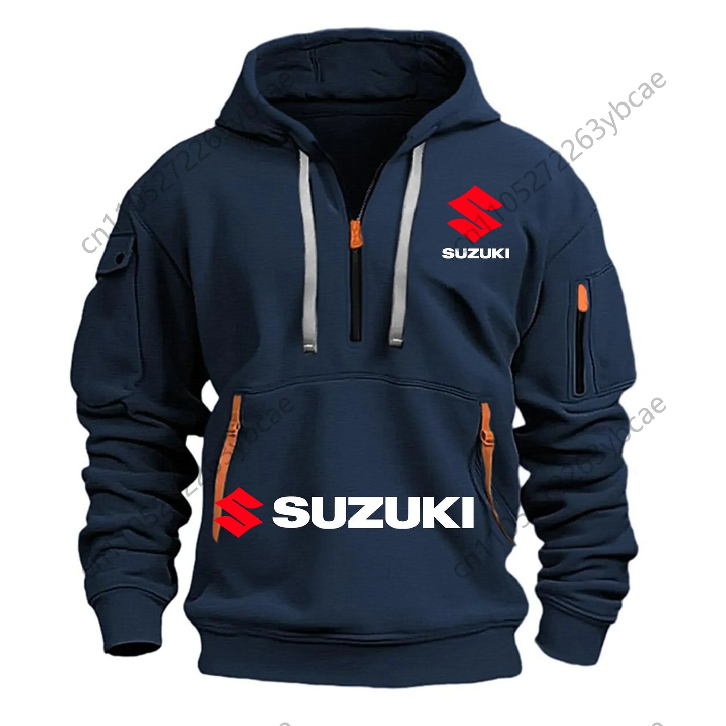 New Men's Hooded Sweatshirt, Outdoor Sports Sweatshirt, Autumn and Winter Casual Motorcycle Enthusiast Sweatshirt
