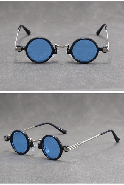 Round Steampunk Sunglasses For Men Retro Fashion Punk Sunglasses Women Trendy Vintage Glasses Dropshipping Gafas De Sol Hombre