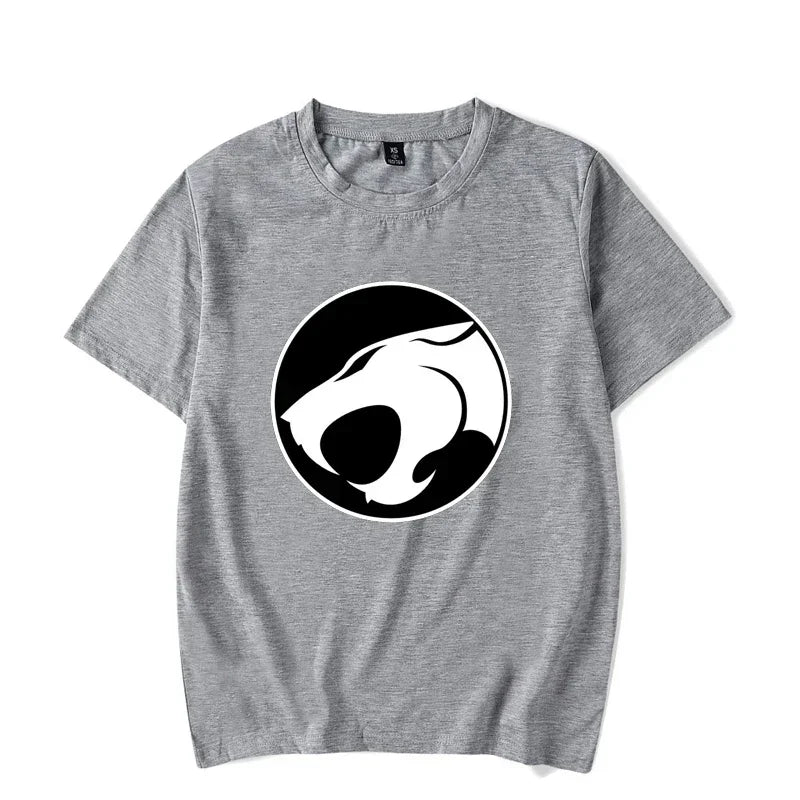 Luminous T-shirt Mens Fashion Casual Short Sleeve Round Neck Tops Mens Clothing Hipster Glowing ThunderCat T-shirt