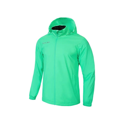 Men's Windbreaker Running Jacket Soccer Kid Hooded Windproof Coat Training Waterproof Jacket Quick Dry 3801241