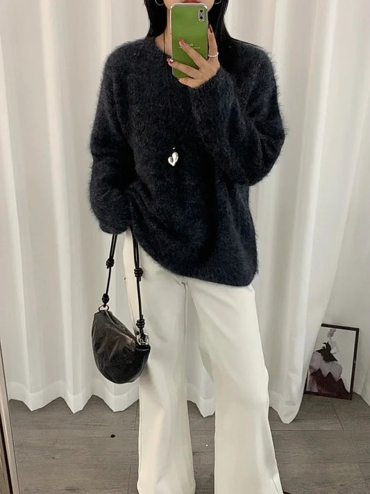 Genuine leather dumpling bag Shoulder bag Handbag Women's large capacity Crossbody Bags Cowhide 2026 top-grain leather