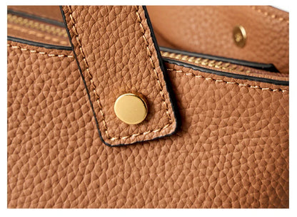 Women Bucket shoulder bag brand design Cowhide ladies handbags and purses genuine leather Tote Bags female messenger Bag Bolsas