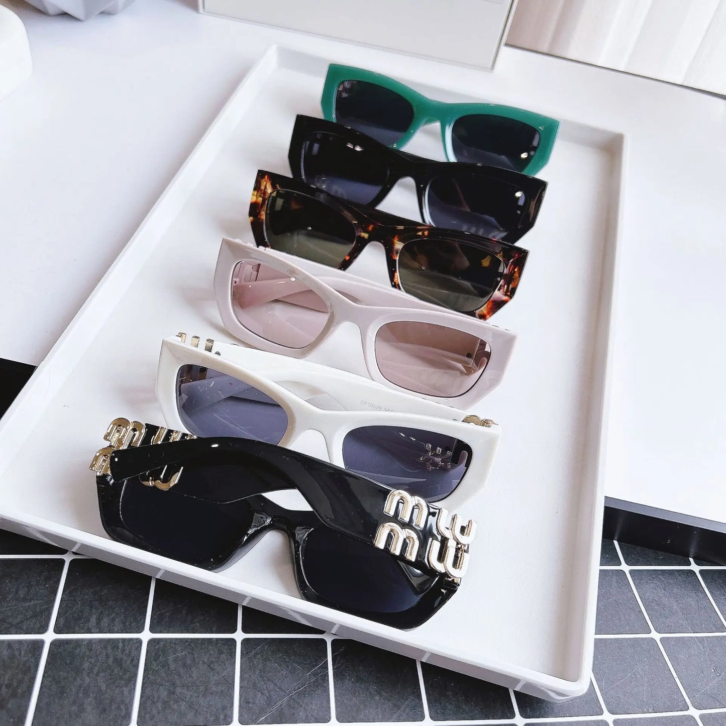 Light Luxury Designer Sun Glasses Women's Retro Polygonal Cat Eye Sunglasses for Men UV400 Personality Cool Trendy Glasses