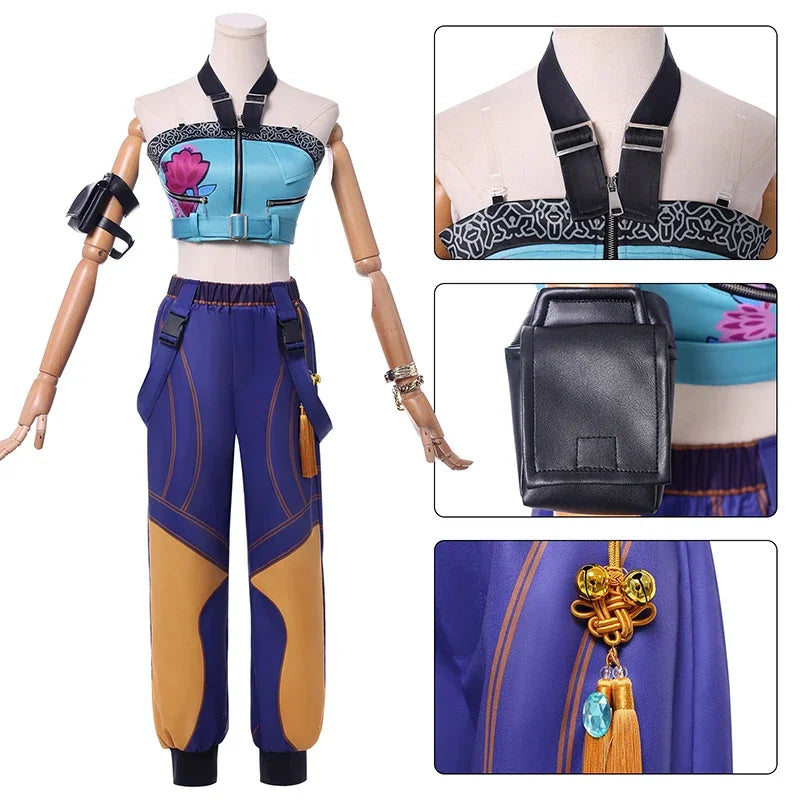 Zoey Cosplay Costume Zoey Cosplay Wig Halloween Outfit Women Girls Outfit