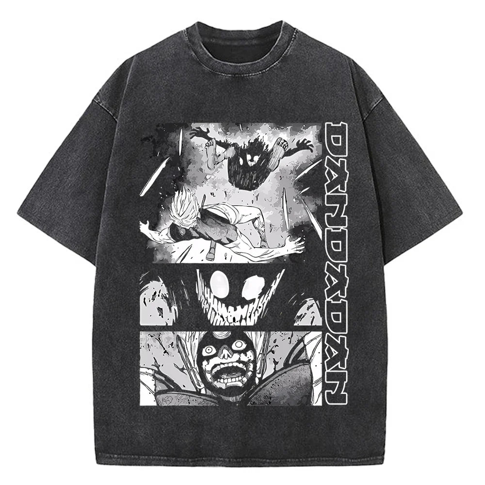 Dandadan Okarun T-shirt Men Japanese Anime T Shirt Cartoon High Quality Cotton EU Size Tshirt Aesthetic Fashion Tee Male