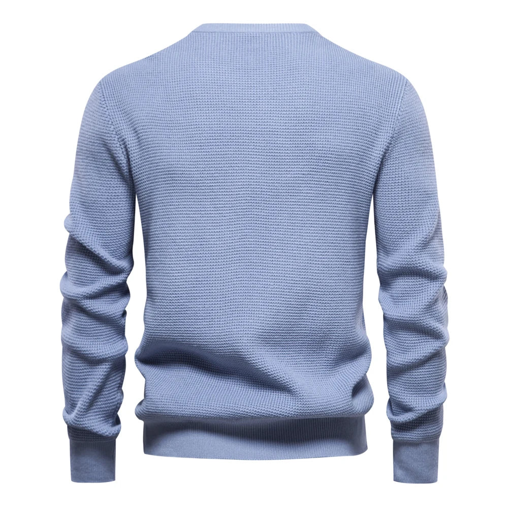 Fashion Stripe Youth Sweater for Men Casual Pullover Quality Knitted Sweater Male Winter Long Sleeved