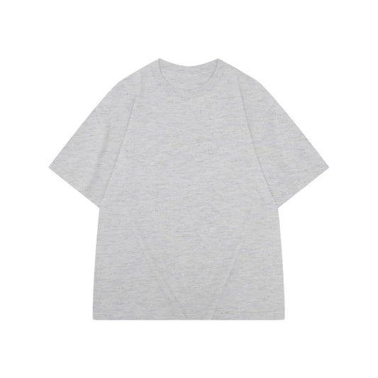 300grams 10.58oz Oversized Loose Heavy Weight Cotton Solid Color Drop Shoulder Short Sleeve T-shirt Men for Summer