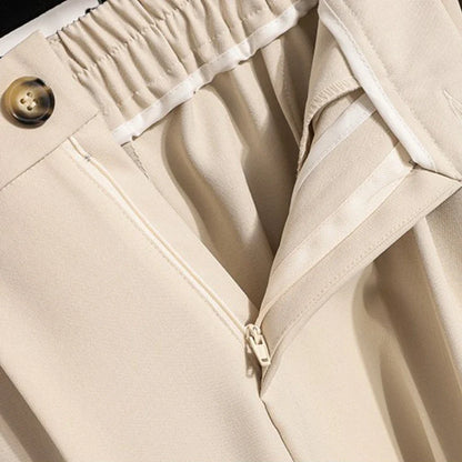 Plus Size Pants Woman 2026 Spring Autumn New Arrival High Waist Suit Pants High Quality Korean Style Straight Trousers