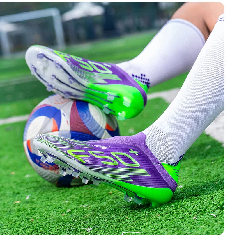 New Men's Soccer Shoes Non Slip Indoor Football Boots Sport Comfortable Grass Cleats Ultralight Fg Turf Futsal Adult Non-Slip
