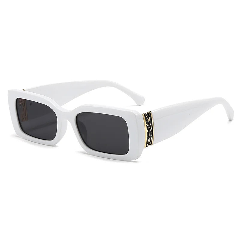 Fashion Small Rectangle Sunglasses for Women Retro Vintage UV400 Men Trending Sun Glasses UV400 Protection Gafas De Sol Mujer