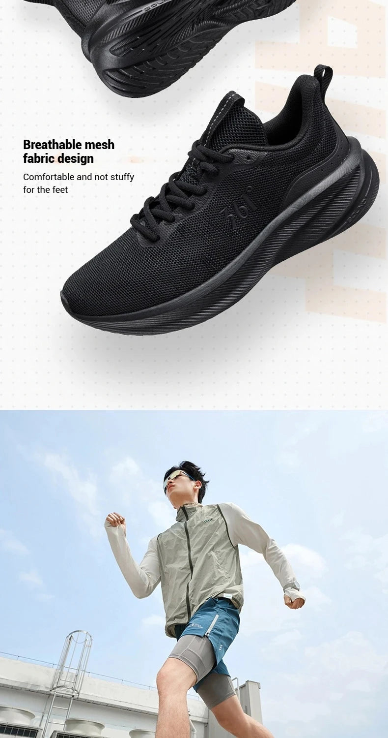 5.0 Men's Daily Running Shoes Durable Stable Lightweight Elastic Rebound Breathable Male Sneakers 672542210F