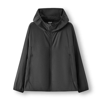 Sun Protection Jacket Men Lightweight Cool Feeling Triple Protection Hooded Top 2025 New Summer Jacket for Outdoor