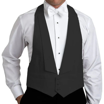 Men Vest White Solid With Lapel Single Button Waistcoat For Wedding Party Banquet Prom Business Work Office Daily Men Suit Vest
