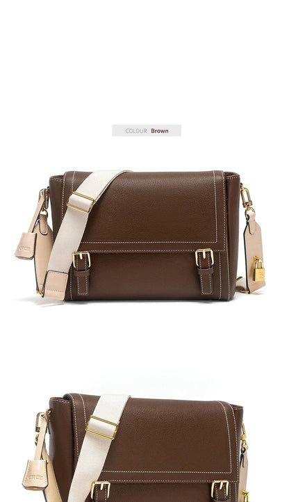 Women's Shoulder Bag 2026 Spring/Summer New Flip Camera Bag Simple Large Capacity Shoulder Bag