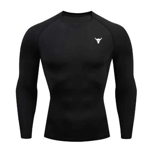 Men and women quick drying sportswear T-shirts long sleeved tight fitting clothes comfortable and breathable running clothes