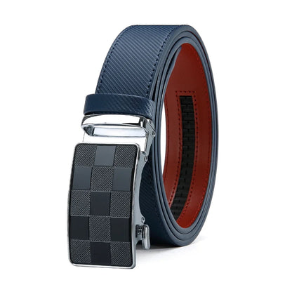 Men's Belt Metal Automatic Buckle Branded Belt Men's High-quality Genuine Leather Luxury Plus Size Men's Branded Belt
