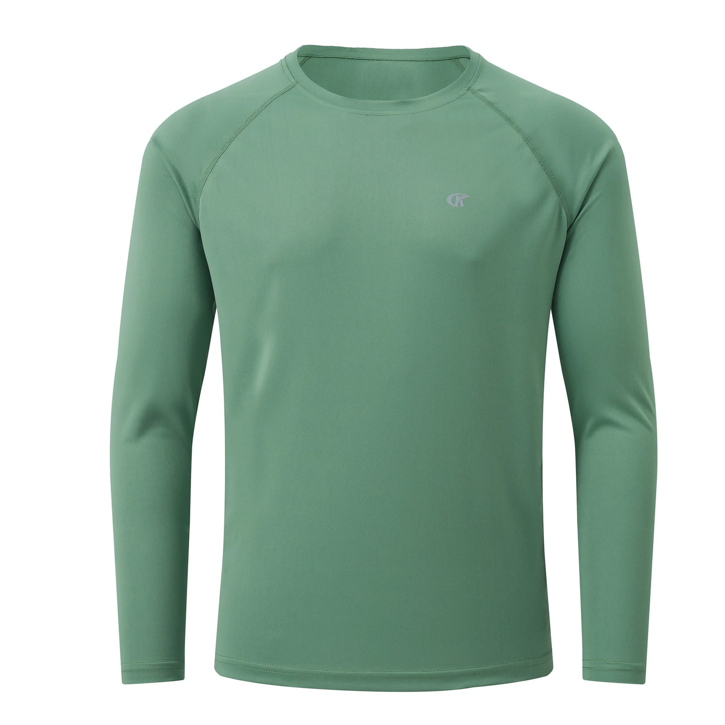 Men UPF 50+ Long Sleeve T-Shirt, Rash Guard Breathable Tops, Pullover Shirt for Sport Fishing Hiking Running Beach Surfing