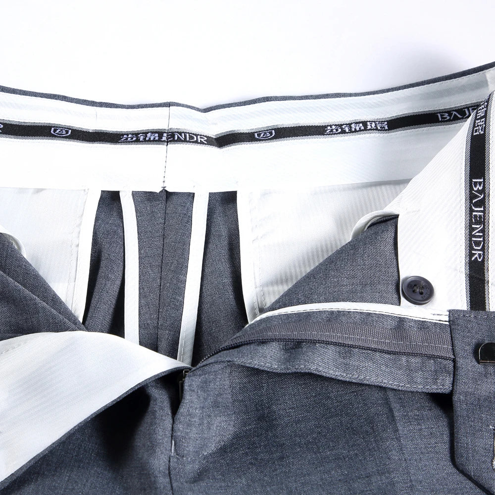 Brand New High-end Men's Wool Pants -Wool Blend Thin Fabric for Summer,Business Formal Dress Pants,Wool Blend Trousers