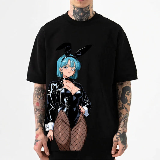 2026 New Dragon Ball Bulma Japanese Style Classic Tee High-quality Streetwear T-shirts Suitable for Both Men Women Summer Tshirt