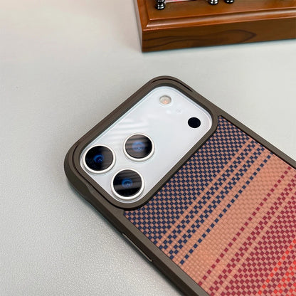 Real Carbon Fiber Kevlar Material Phone Case With Magnetic Wireless Charging Compatible With iPhone 16 Pro 16 pro max