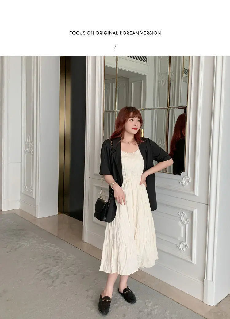 Office Lady Blazers Women Solid Lazy Style Summer Work Wear Casual Mujer Formal Vintage Outwear Clothing Elegant Ulzzang Daily