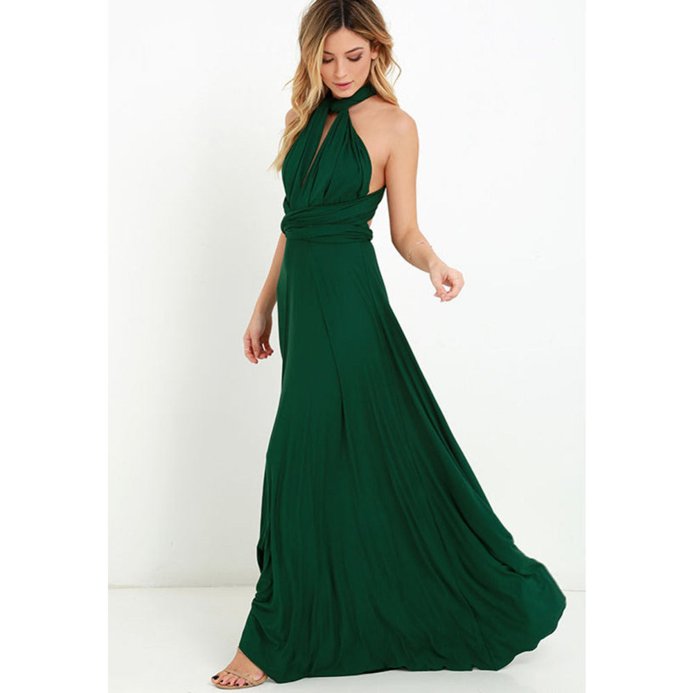 Sexy Women Multiway Wrap Convertible Boho Maxi Club Red Bandage Long Dress Party Bridesmaid Infinity Robe Longue Femme