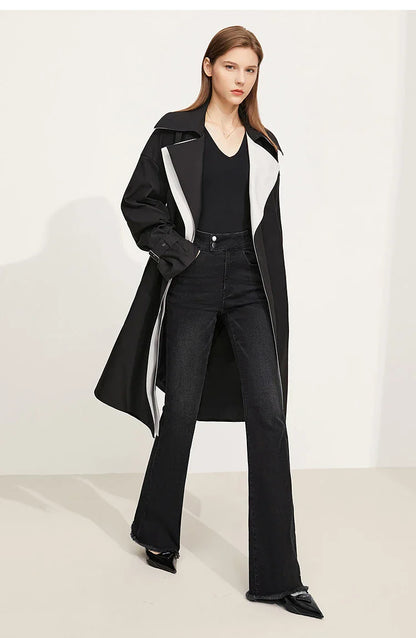 Jeans For Woman 2025 Winter New Slim-fit Warm Versatile Flared Pants Simple Commuter Casual Casual Woman Trousers 12344022