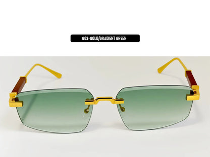 Rimless Sunglasses Women 2026 UV400 Protection Fashion Glasses Vintage Sunscreen Shades Lentes De Sol Mujer Lunette Soleil Femme