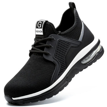 Steel Toe Safety Shoes Men Puncture Resistant Men's Work Shoes Lightweight Men Shoes Safety Bootss Men's Sports Shoes