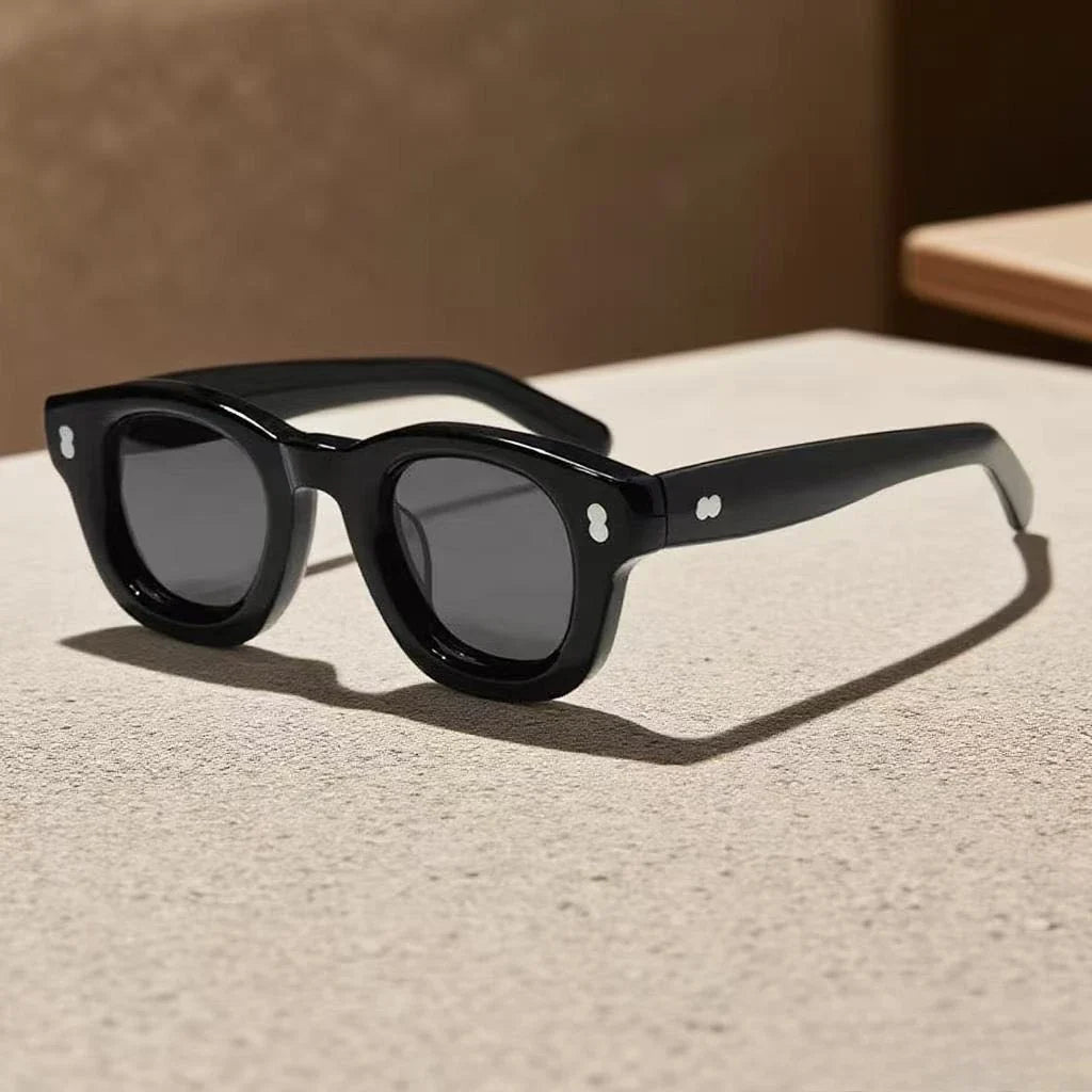 Tortoiseshell Round Frame Handmade Sunglasses Designer Men SSCOT Acetate Women's Beach Sun UV400 Sunglasses Can Be Carved