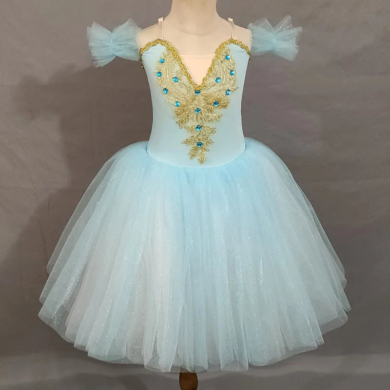 Fashion Children's Day Ballet Dress Kids Tutu Puffy Dance Wear Princess Dresses Girls Summer Performance Clothes Girl Vestidos