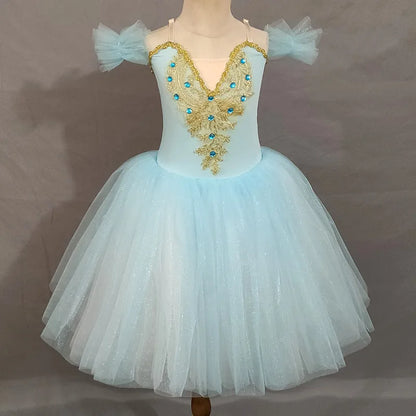 Fashion Children's Day Ballet Dress Kids Tutu Puffy Dance Wear Princess Dresses Girls Summer Performance Clothes Girl Vestidos