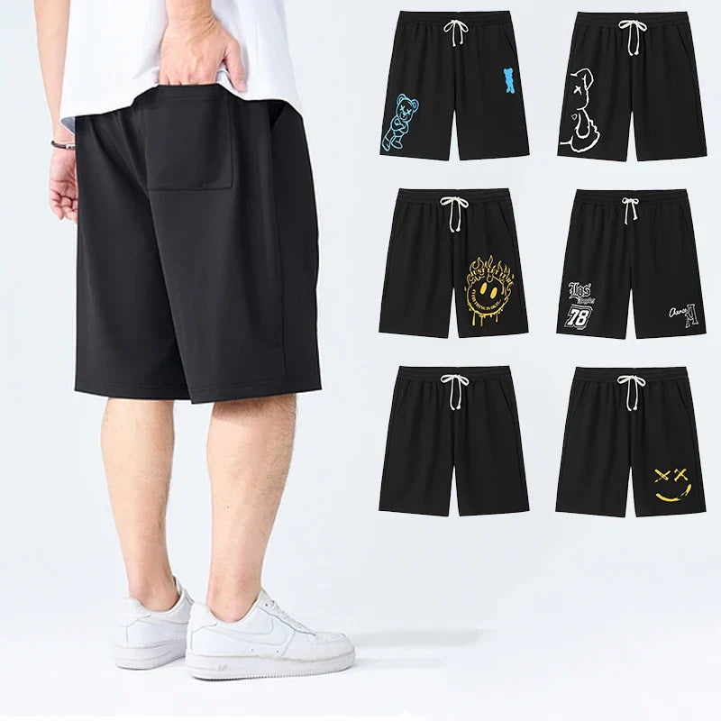 Plus Size Summer Shorts for Men 5xl 6xl 7xl Gym Sport Pants 110-180KG Running Fitness Workout Short Pants Breathable Male Shorts