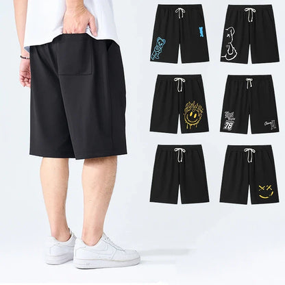 Plus Size Summer Shorts for Men 5xl 6xl 7xl Gym Sport Pants 110-180KG Running Fitness Workout Short Pants Breathable Male Shorts