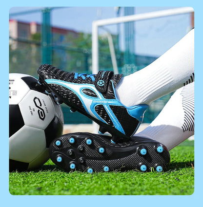 Children Football Shoes Grass Society Indoor Training Original Boys Soccer Shoes Cleats Non Slip Kids Football Field Boots New