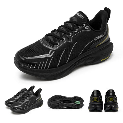 New Cushioning Running Shoes For Men Suitable Heavy Runners Lace Up Sports Women Non-slip Outdoor Athletic Male Sneakers