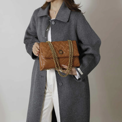 2026 New Women's Bag, Textured Rhombus Embroidery Chain, Versatile Single Shoulder Hot Selling Crossbody
