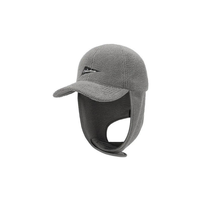 Korean Warm Ear Protectors Baseball Cap Men Autumn and Winter Female Lei Feng Forward Bomber Hat Women Corduroy Flying Hat