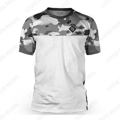 Loose Rider Men's Mountain Bike Long Sleeve Jersey DH Motocross Downhill Jersey BMX Bike Enduro MTB Shirt Breathable Clothing