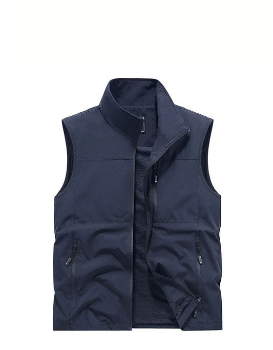 2024 Outdoor Casual Vest For Men Large Pocket Fashion Coat High Quality Design Hot Street Wear Vest For Men
