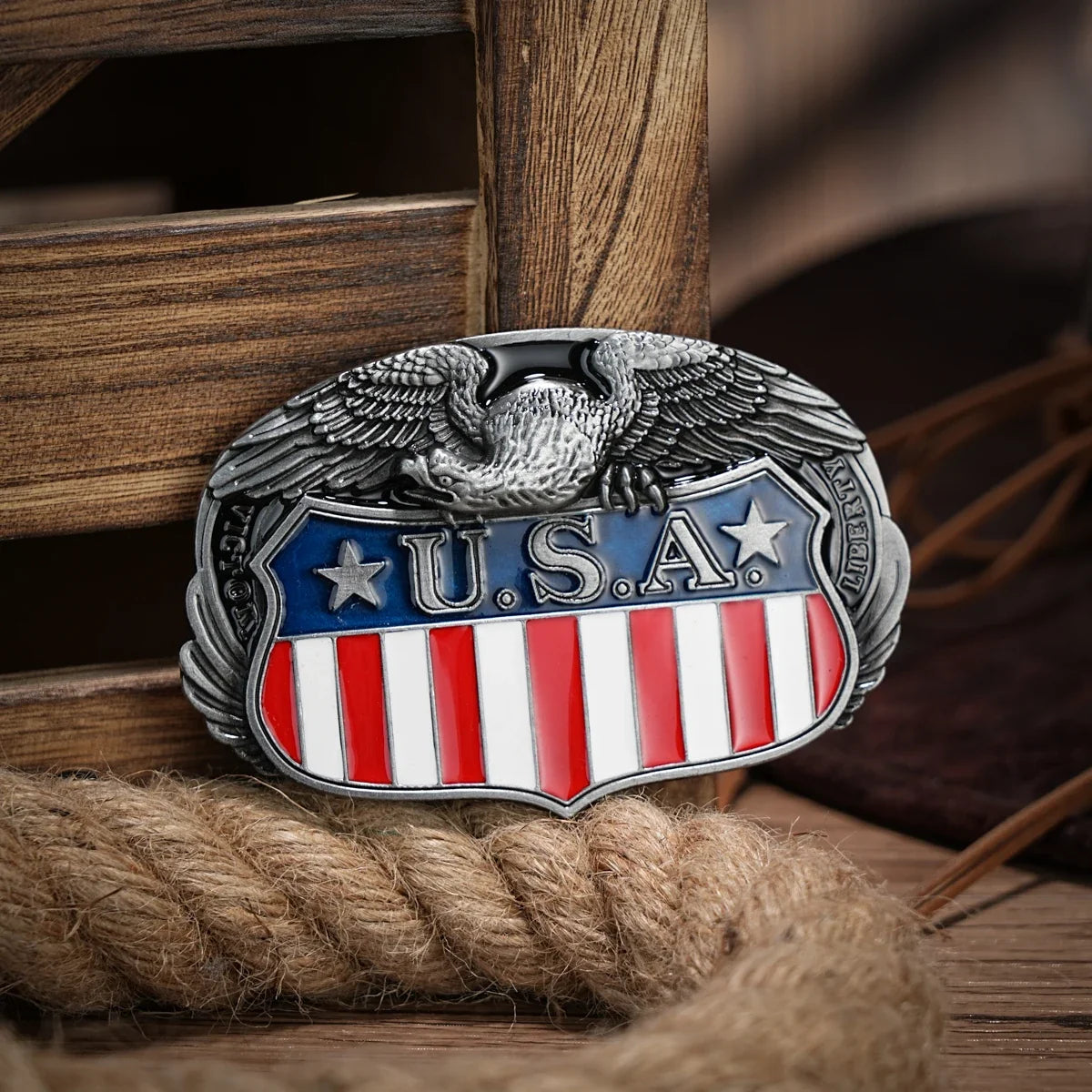 Western Belt Buckle Initial Vintage-Cowboy Rodeo Silver Large Belt Buckle for Men Women