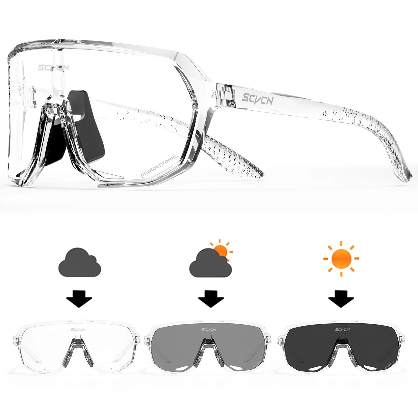 Hiking Eyewear Sports Glasses Cycling Glasses Fashion Sunglasses for Men MTB Bike Bicycle Sports UV400 Hunting Driving