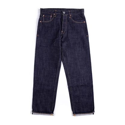 Denim Jeans Loose Fit Straight Leg Pants Amekaji DN-0006
