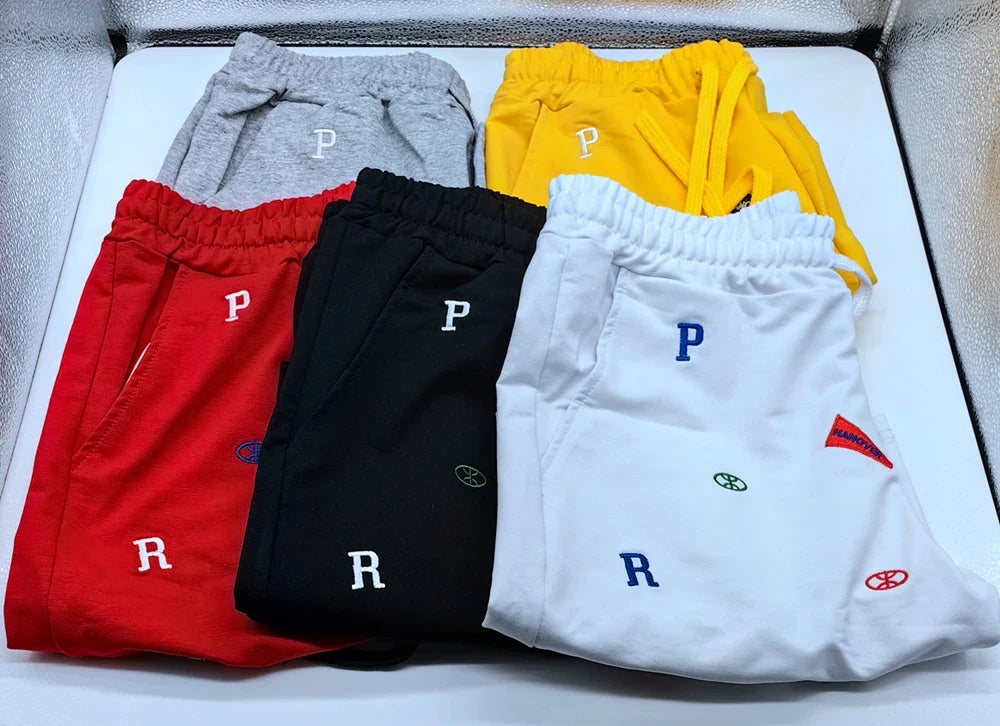 Mens Skinny Cotton Sporting Running Shorts Streetwear Bodybuilding Embroidered Fitness Short pants Jogger Gyms sport Shorts