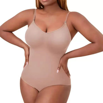 Women Seamless Shapewear Bodysuit Push Up Tummy Control Waist Trainer Butt Lifter Slimming Full Body Shaper For Daily Wear