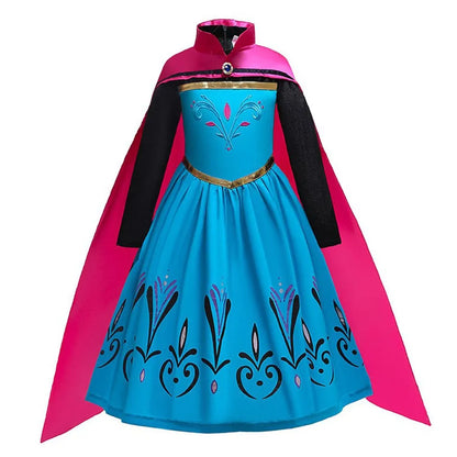 Kids Encanto Mirabel Isabela Dolores Costume Girls Elsa Belle Rapunzel Mermaid Carnival Cosplay Dress Children Princess Clothes