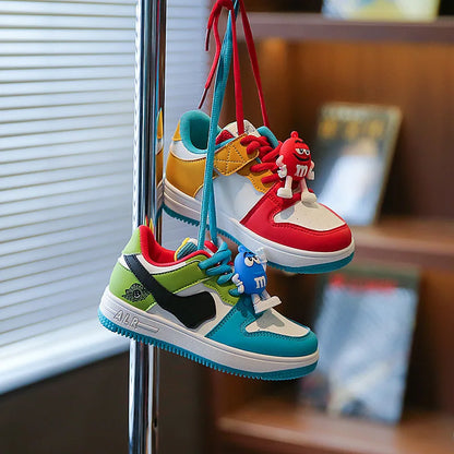 Boys Girls Shoes Board Shoes Children Casual Shoes New Four Seasons Kids Single Sneaker Mandarin Ducks Basketball Sports Shoes